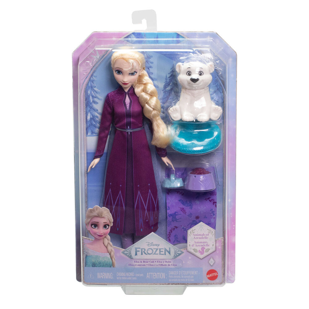 Disney Frozen Elsa & Bear docka
