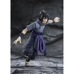Naruto Shippuden Sasuke Uchiha Ensam Shinobi S.H.Figuarts figur 14,5cm