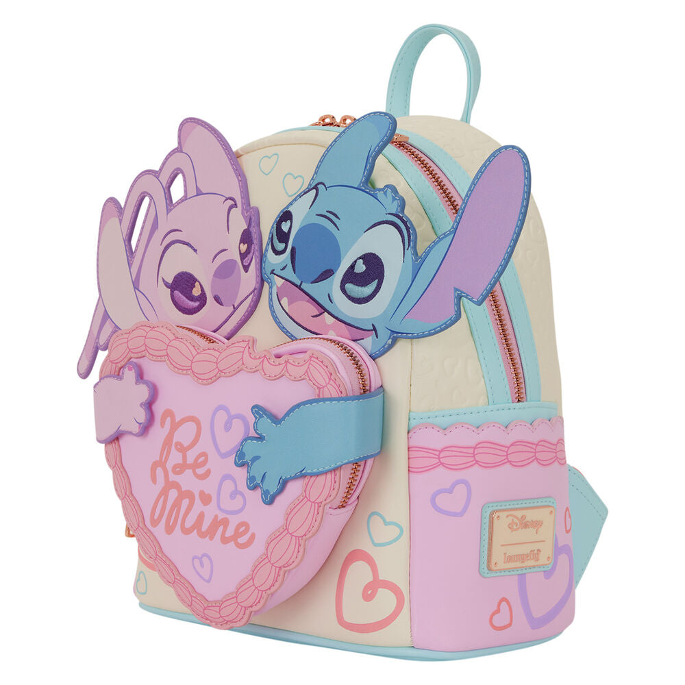 Loungefly Disney Stitch & Angel Be Mine Ryggsäck