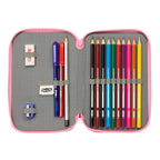 Greta Gris Baby Pig dubbelt Pennfodral 29 delar