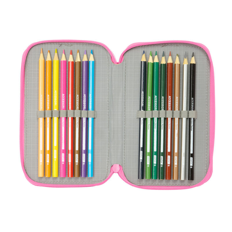 Gabbys Dockhus Konfetti Trippelt Pennfodral 37 delar