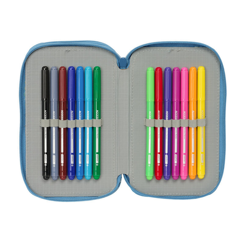 Disney Frozen trippelt Pennfodral 37 delar