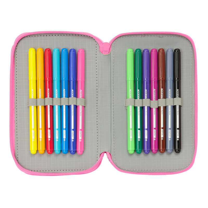 Gabbys Dockhus Konfetti Trippelt Pennfodral 37 delar