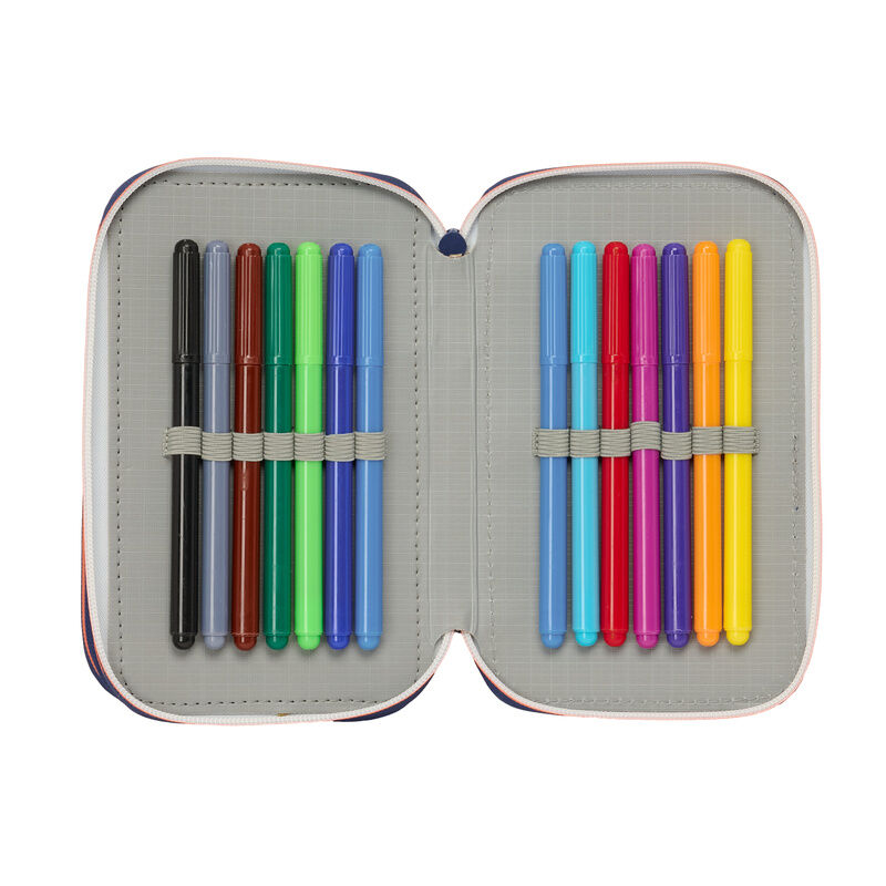 F.C. Barcelona 2 Utrustning 25/26 trippel Pennfodral 37 delar