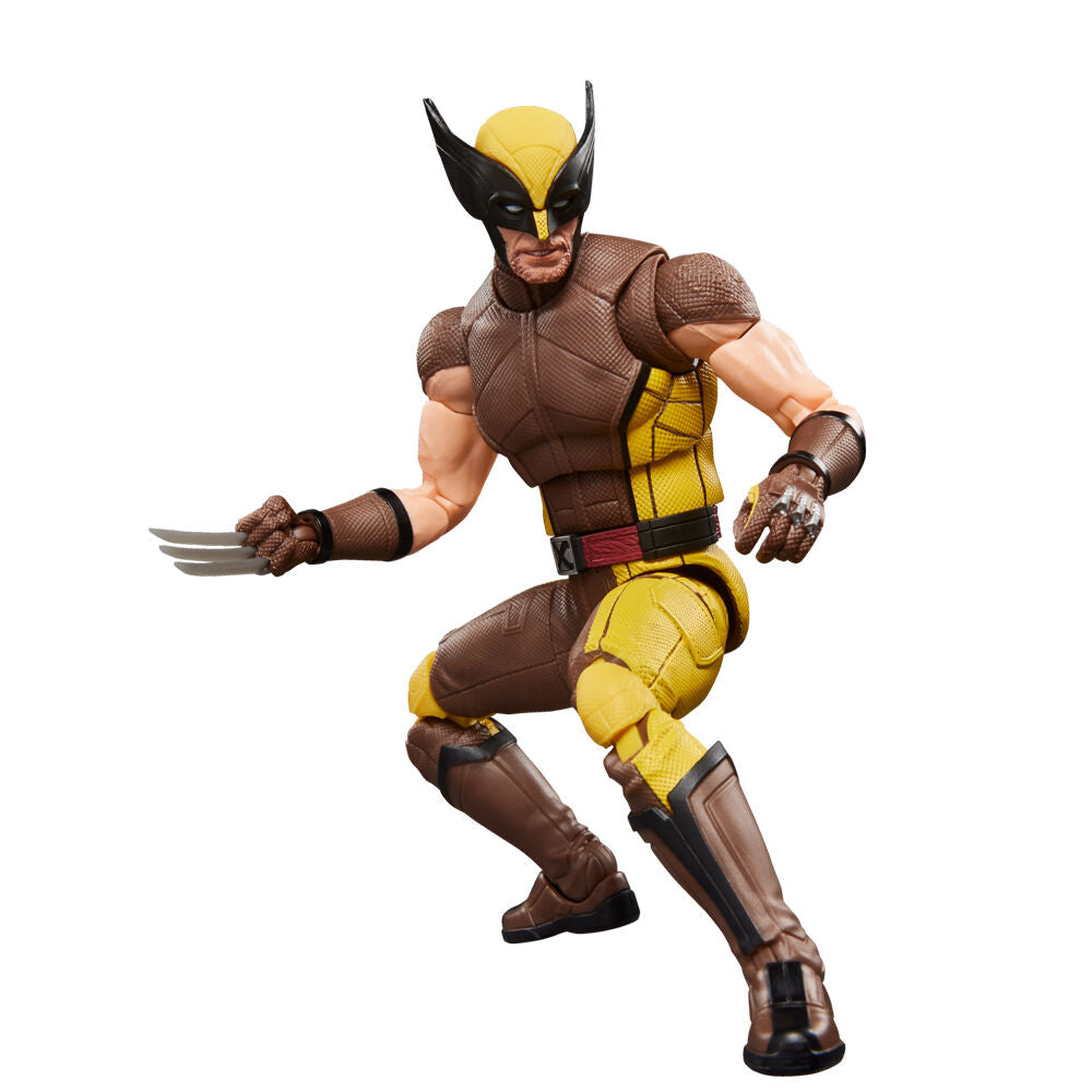 Marvel Legends Series Deadpool & Wolverine - Wolverine Brun Kostym figur 15cm