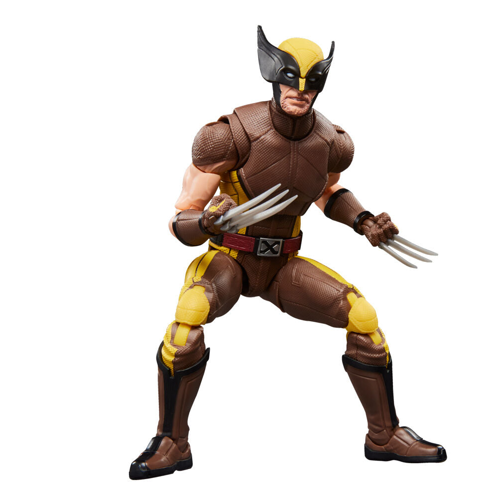 Marvel Legends Series Deadpool & Wolverine - Wolverine Brun Kostym figur 15cm