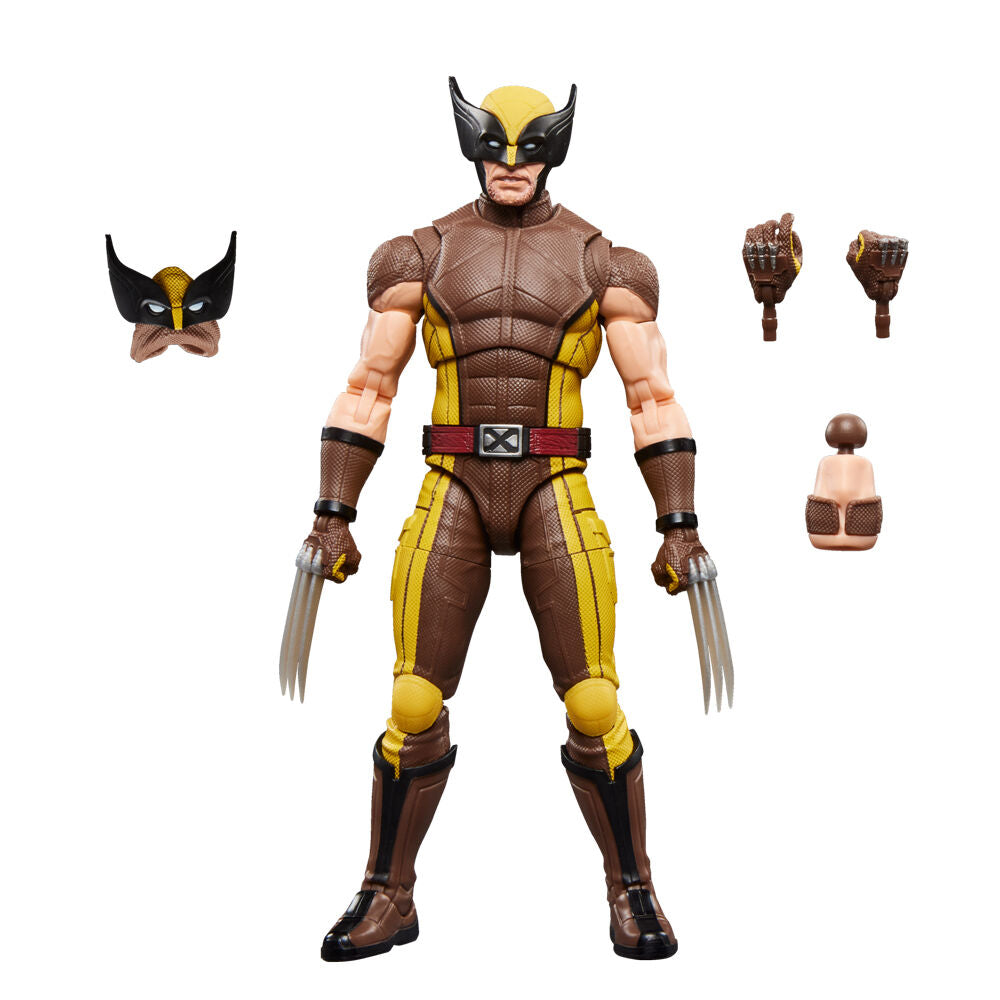Marvel Legends Series Deadpool & Wolverine - Wolverine Brun Kostym figur 15cm
