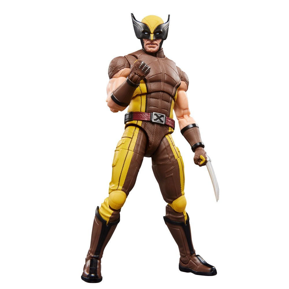 Marvel Legends Series Deadpool & Wolverine - Wolverine Brun Kostym figur 15cm