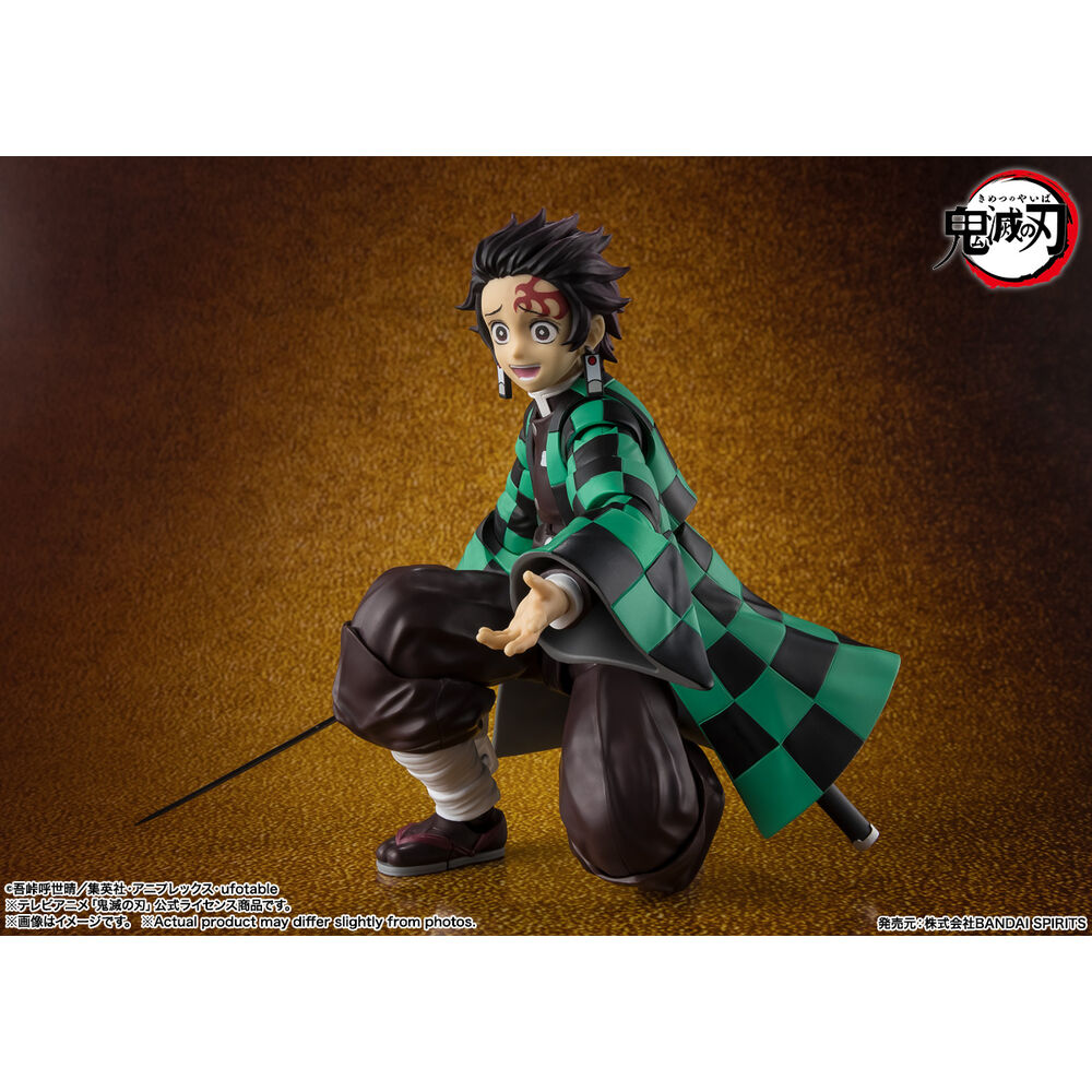 Demon Slayer Kimetsu no Yaiba Tanjiro Kamado Den Sista Striden i Oändlighetsslottet S.H. Figuarts figur 14 cm