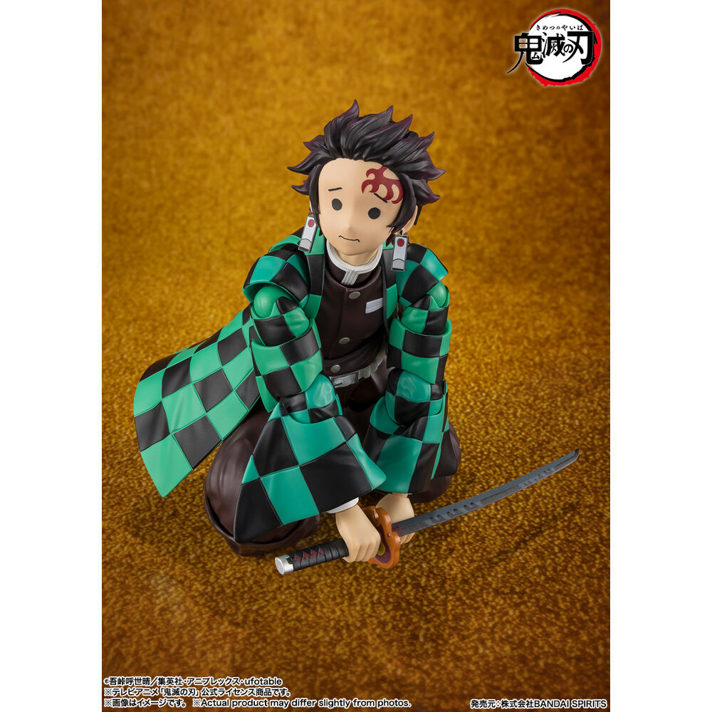 Demon Slayer Kimetsu no Yaiba Tanjiro Kamado Den Sista Striden i Oändlighetsslottet S.H. Figuarts figur 14 cm