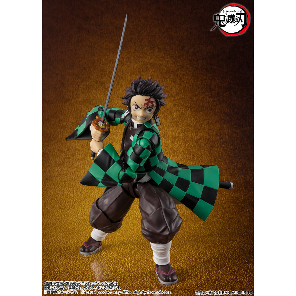 Demon Slayer Kimetsu no Yaiba Tanjiro Kamado Den Sista Striden i Oändlighetsslottet S.H. Figuarts figur 14 cm