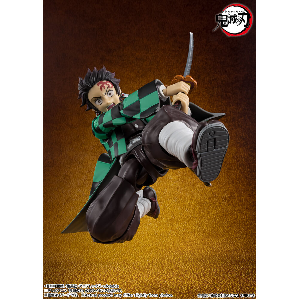 Demon Slayer Kimetsu no Yaiba Tanjiro Kamado Den Sista Striden i Oändlighetsslottet S.H. Figuarts figur 14 cm