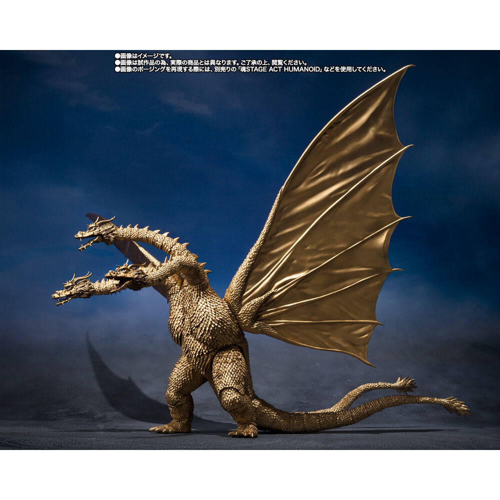 Godzilla King Ghidora 1972 S.H. Monster figur 25 cm