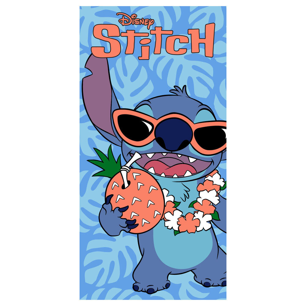 Disney Stitch mikrofiber strandhandduk