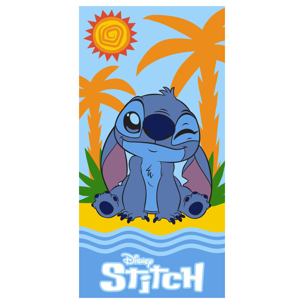 Disney Stitch mikrofiber strandhandduk