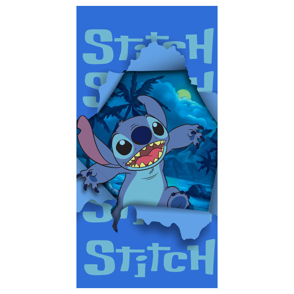 Disney Stitch mikrofiber strandhandduk