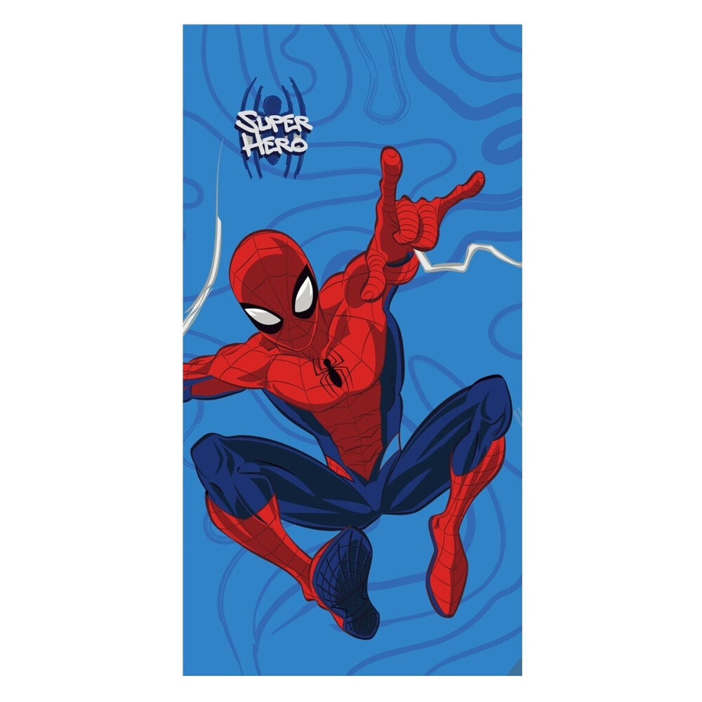 Marvel Spiderman bomull strandhandduk