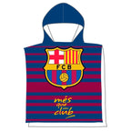 FC Barcelona mikrofiber poncho handduk
