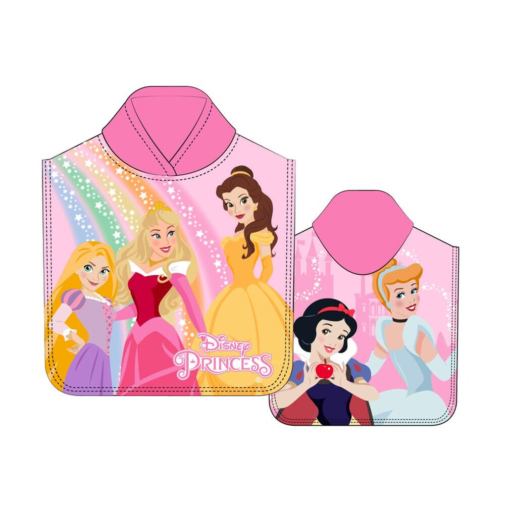 Disney Prinsessor mikrofiber poncho handduk