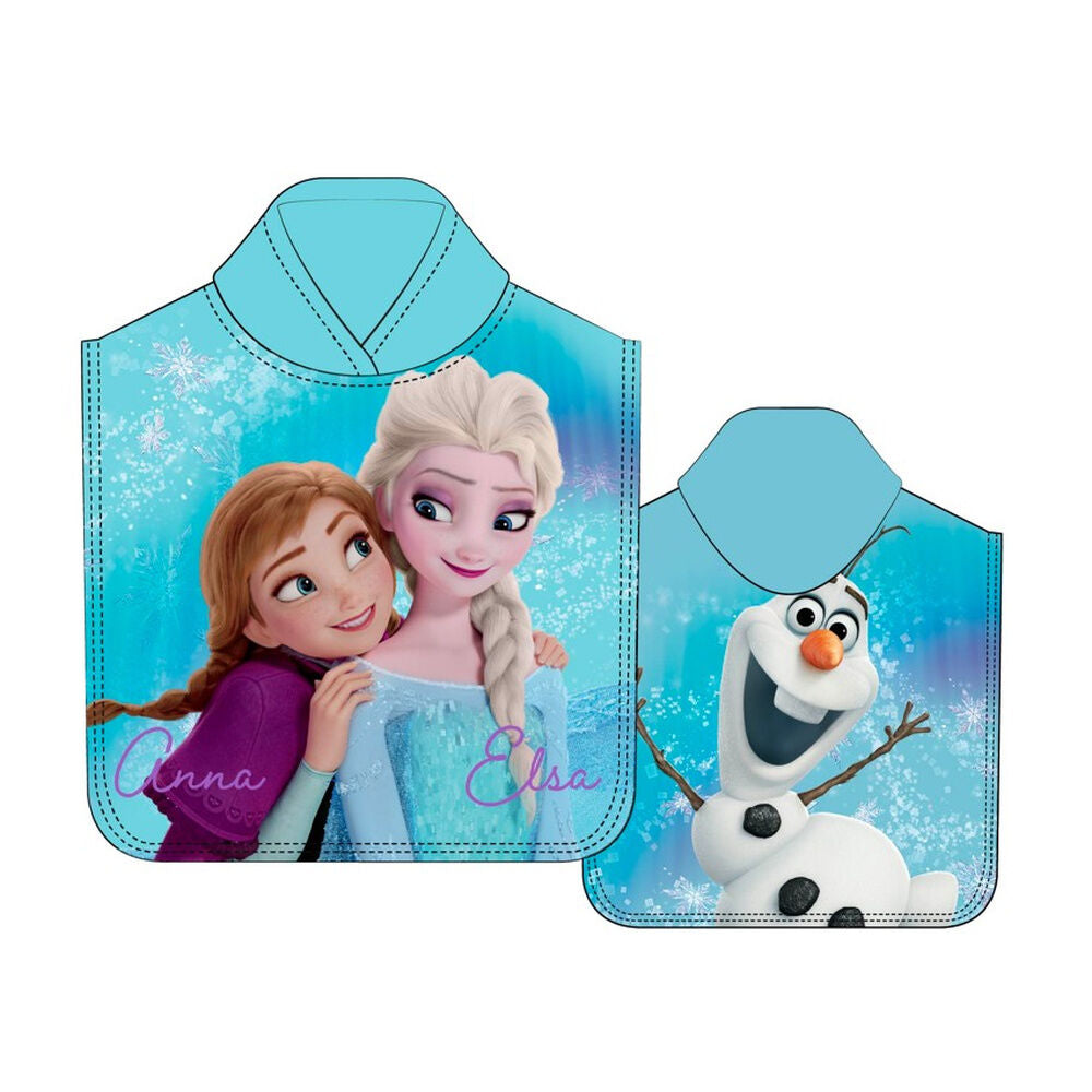 Disney Frozen mikrofiber poncho handduk