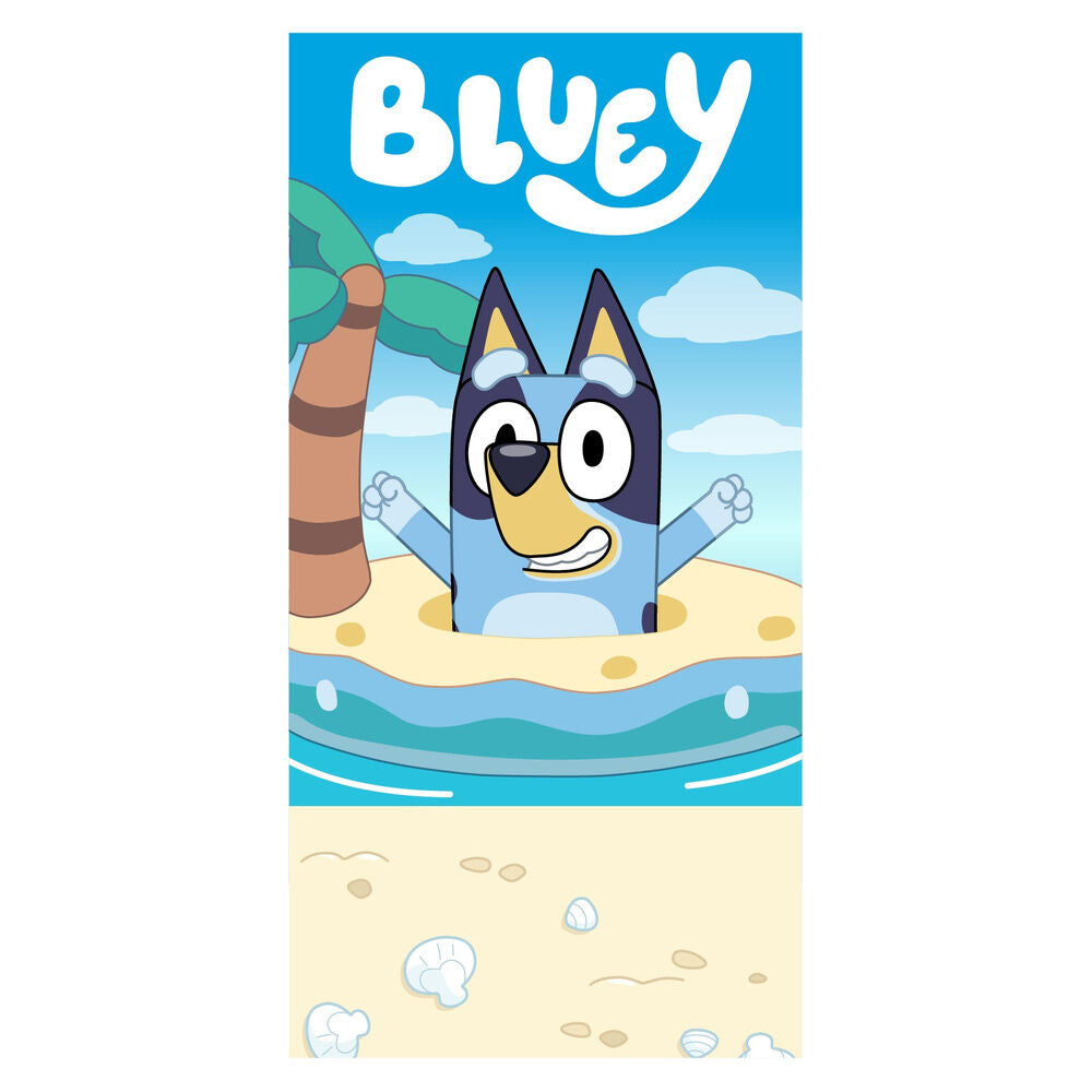 Bluey mikrofiber strandhandduk