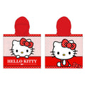 Hello Kitty mikrofiber poncho handduk
