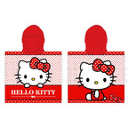 Hello Kitty mikrofiber poncho handduk