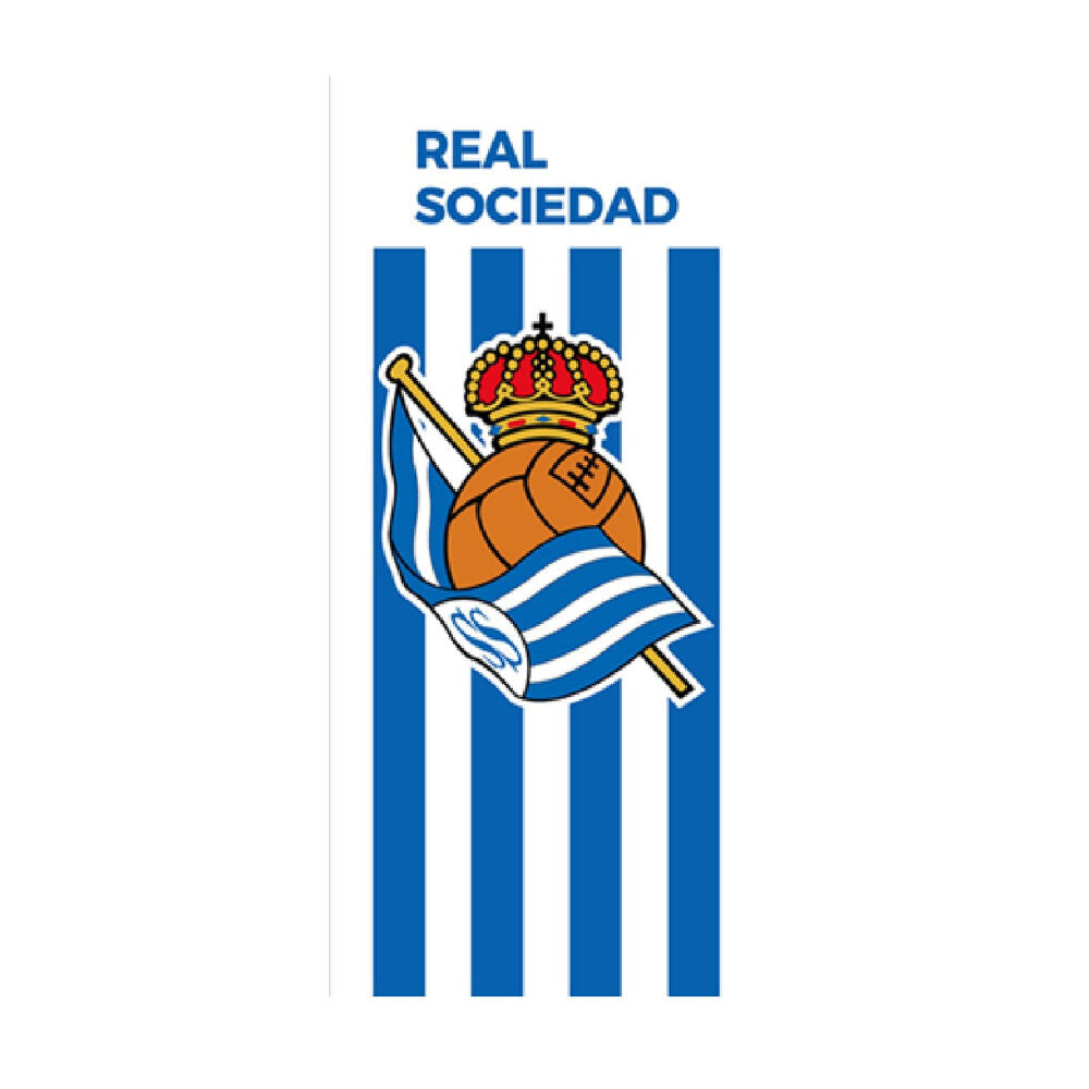 Real Sociedad F.C. bomull strandhandduk