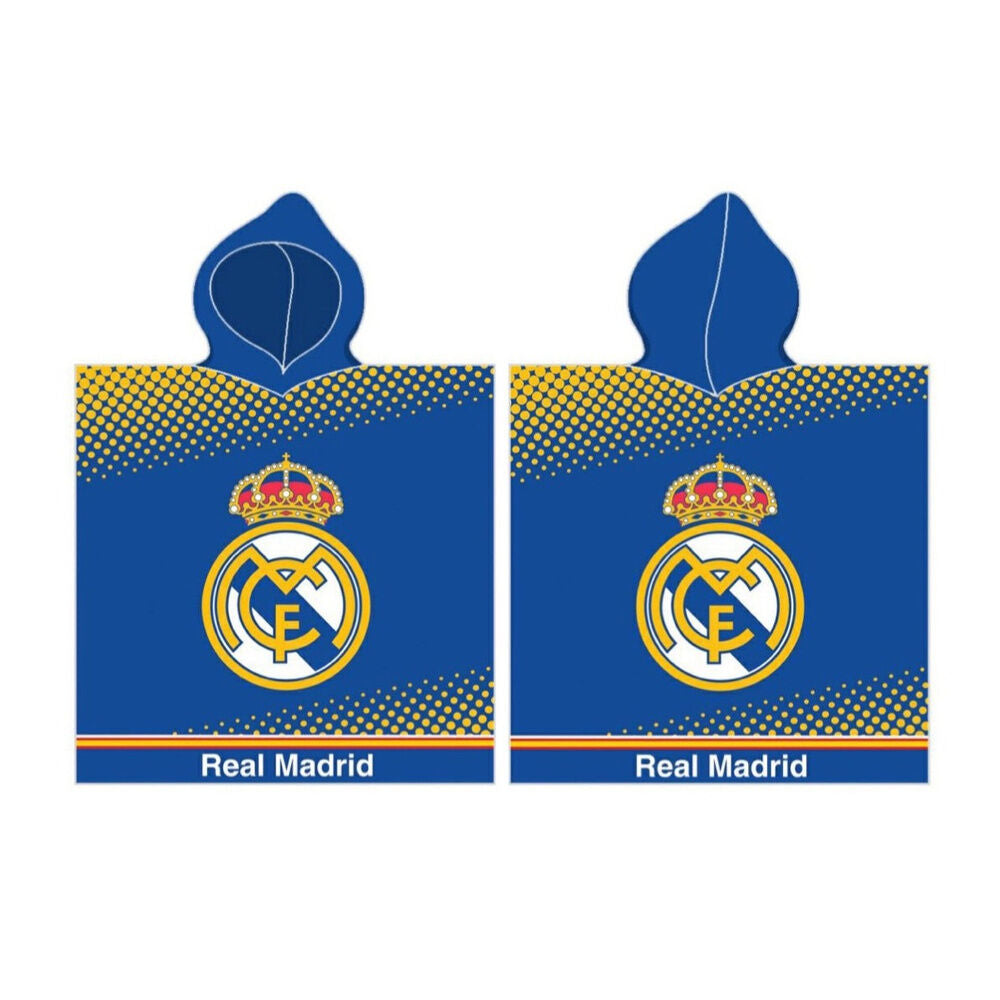 Real Madrid bomull poncho handduk