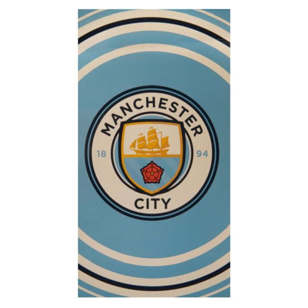 Manchester City mikrofiber strandhandduk