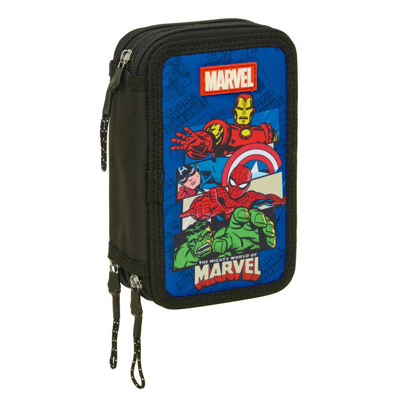 Marvel Avengers trippel Pennfodral 37 delar
