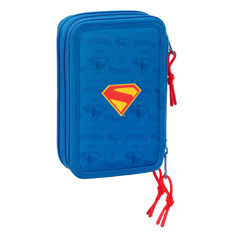 DC Comics Superman trippelt pennfodral 37 delar