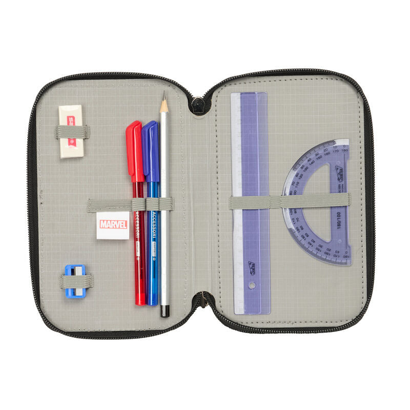 Marvel Avengers trippel Pennfodral 37 delar