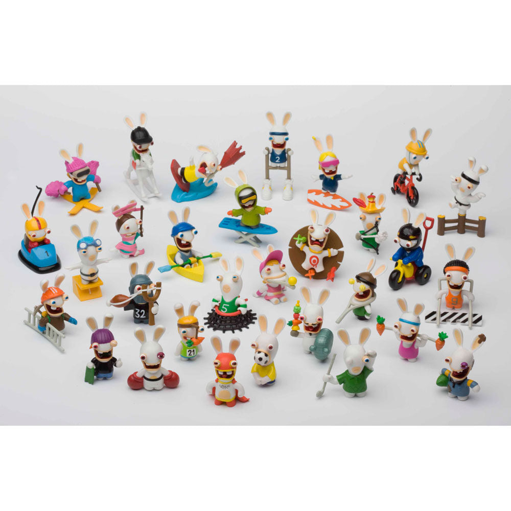 Display med 30 Kuvert - Rabbids Invaderar Sport Figur