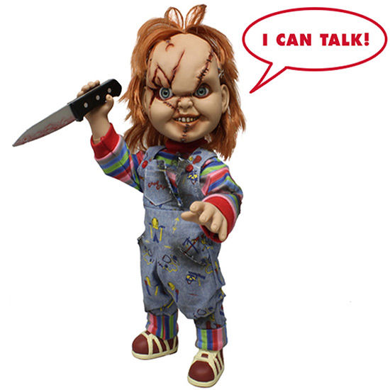 Chucky Child's Play Pratande Figur 38 cm