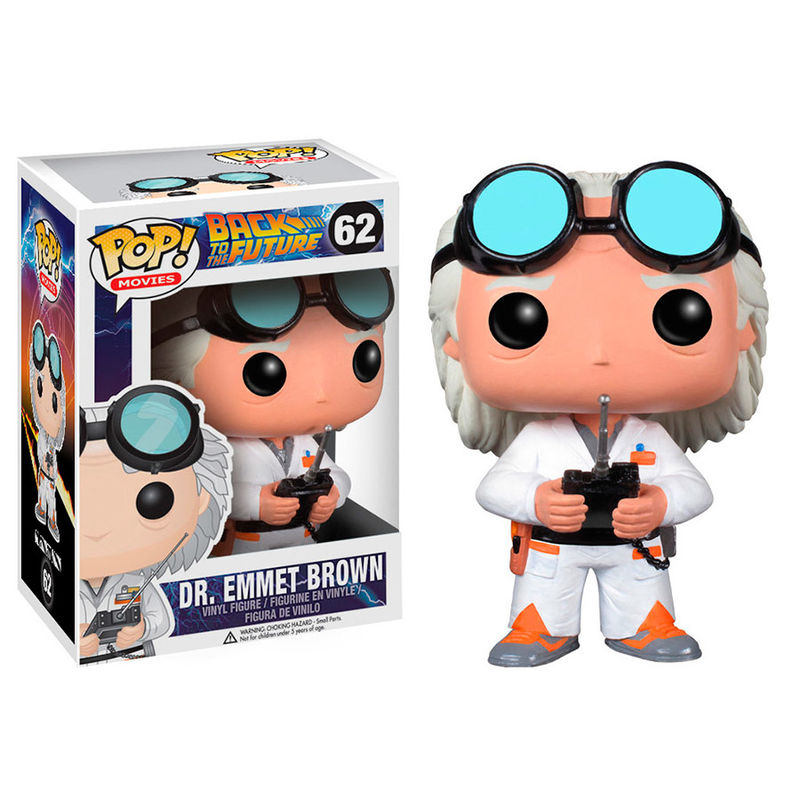 Size aprox. 9cm. POP Vinyl BTTF: Doc Brown.