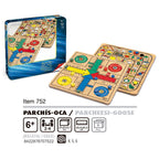 Trä Parcheesi Gåsa - Klassisk Spelupplevelse