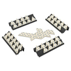 Triangulära Dominoer i Metalllåda