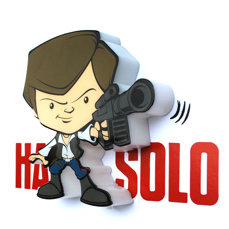 Star Wars Han Solo 3D Light FX Mini Lampa
