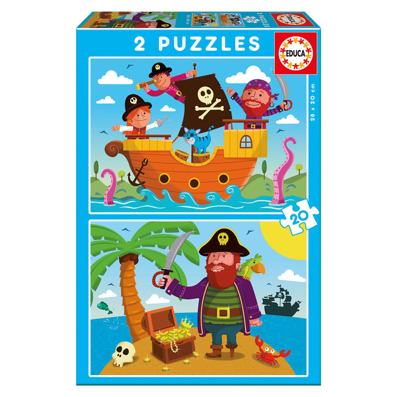 Pirater Pussel 2x20 Bitar