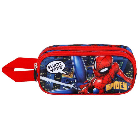 Marvel Spiderman Mighty 3D Dubbelt Pennfodral