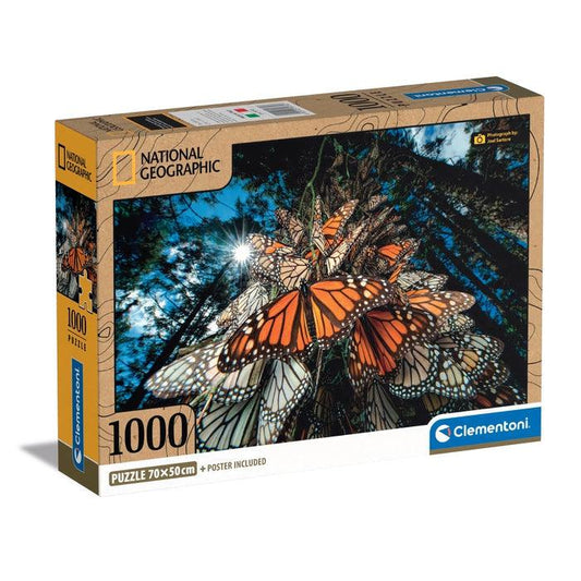 National Geographic Monarch Butter Pussel 1000pcs