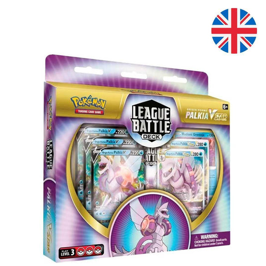 English Pokemon Palkia Vstar League Battle Deck Collectible card game blister