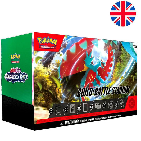 English Pokemon Scarlet & Violet Paradox Rift Collectible card game box